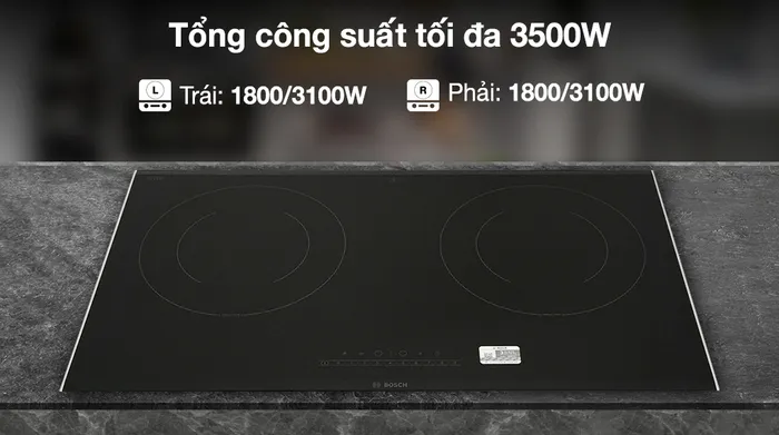 Công suất tối đa 3500W